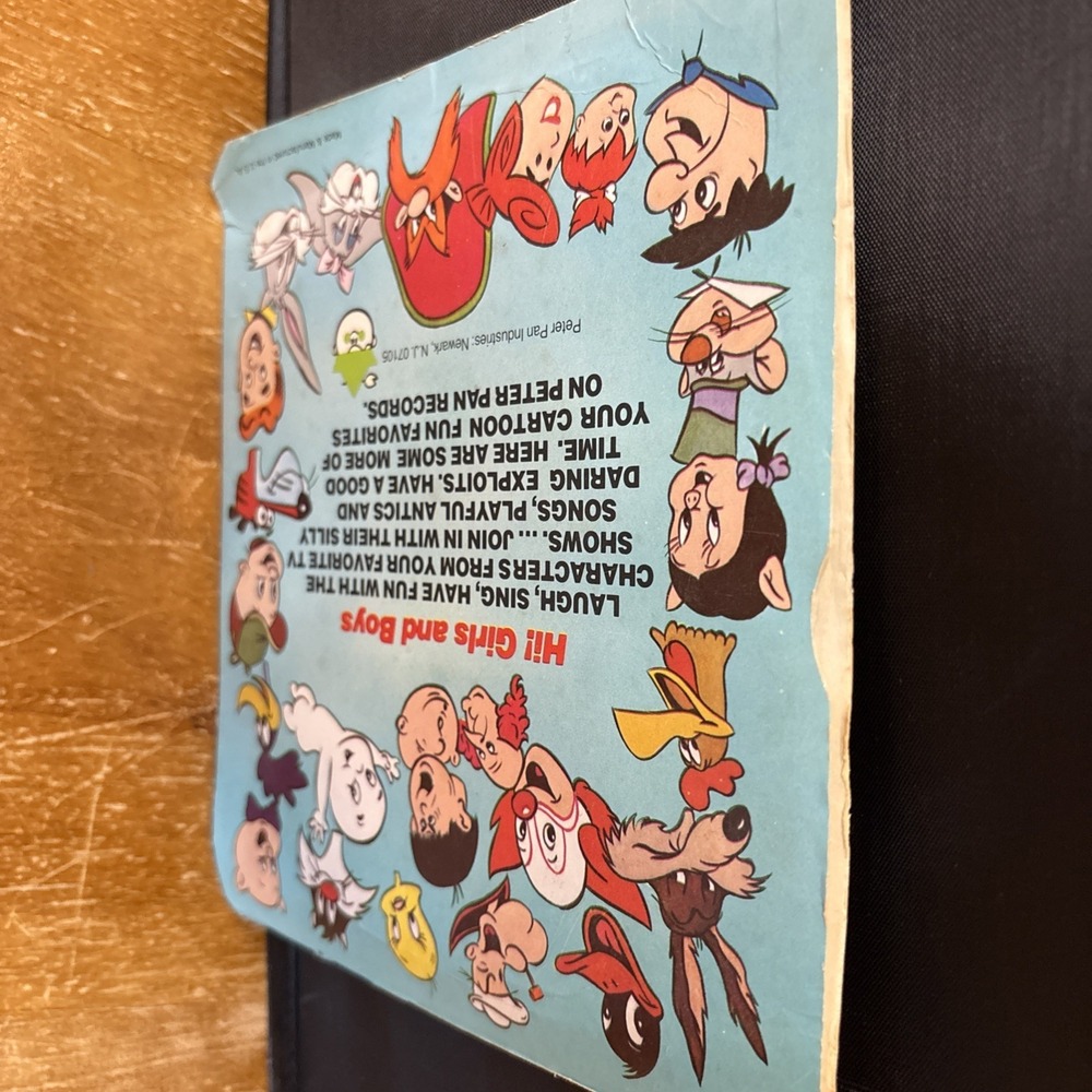 The Three Stooges Meet Cinderella! By Peter Pan Records. 7"-33 1/3 RPM Little LP - Picture 3 of 5